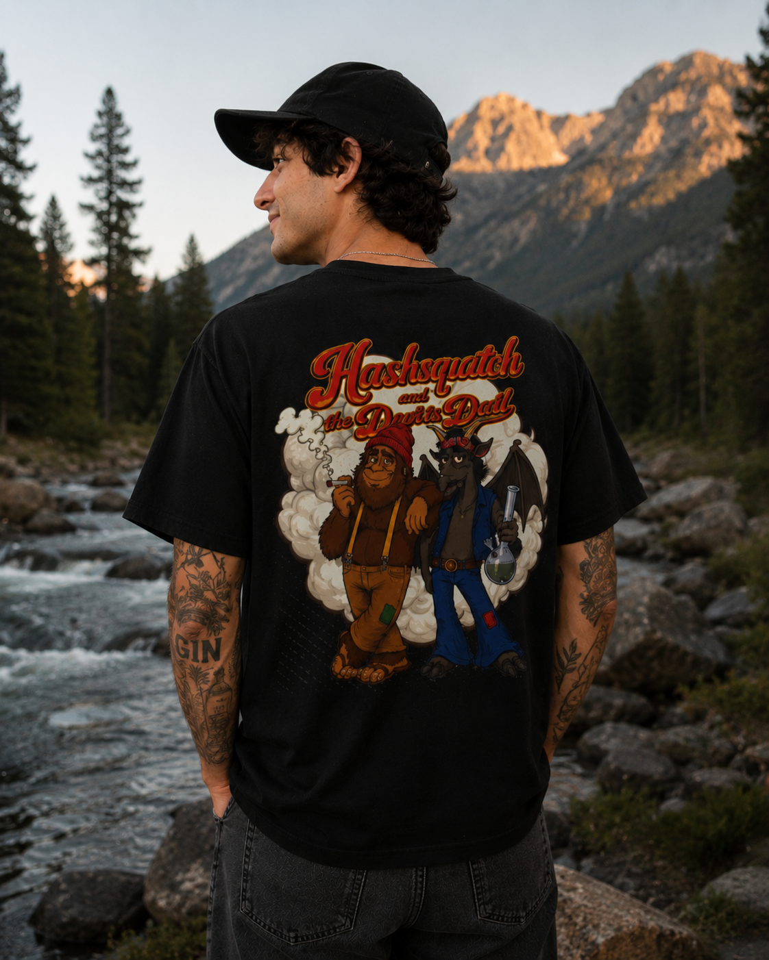 Hashquatch & The Doobie Devil T-Shirt